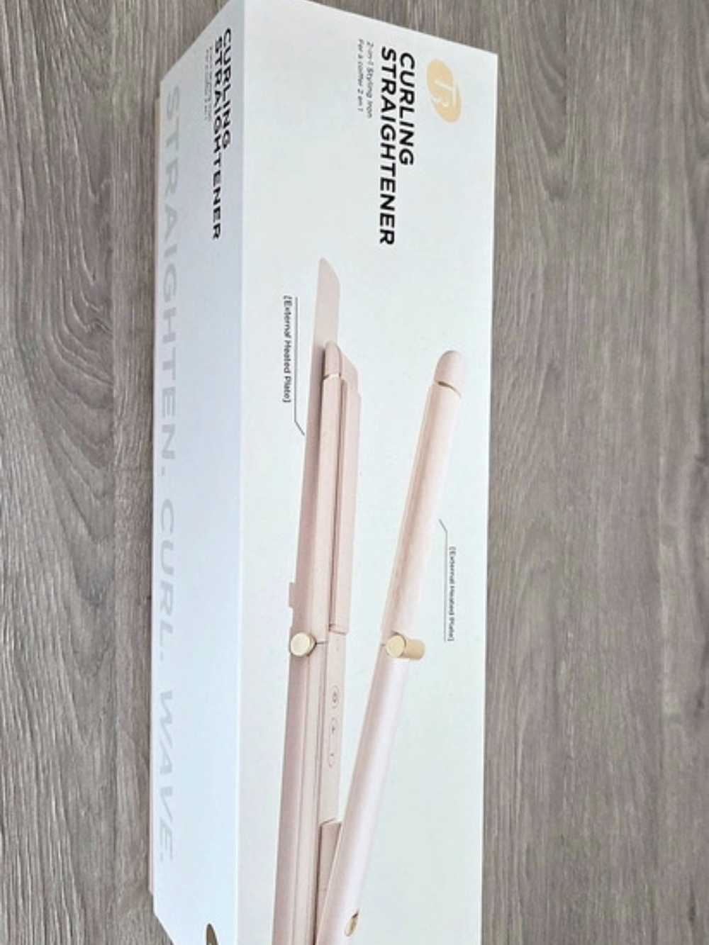 T3 Curling Straightener - Pink NIB